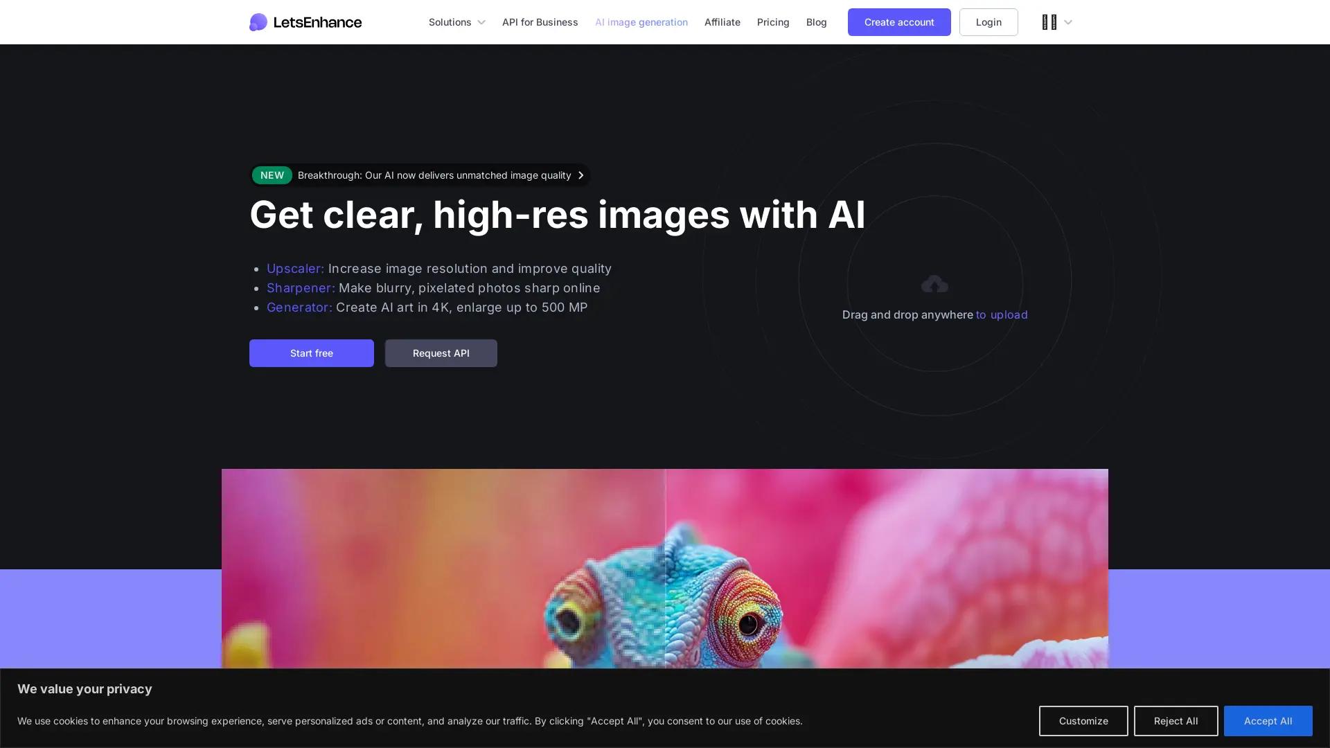 Image Enhancement Tool screenshot