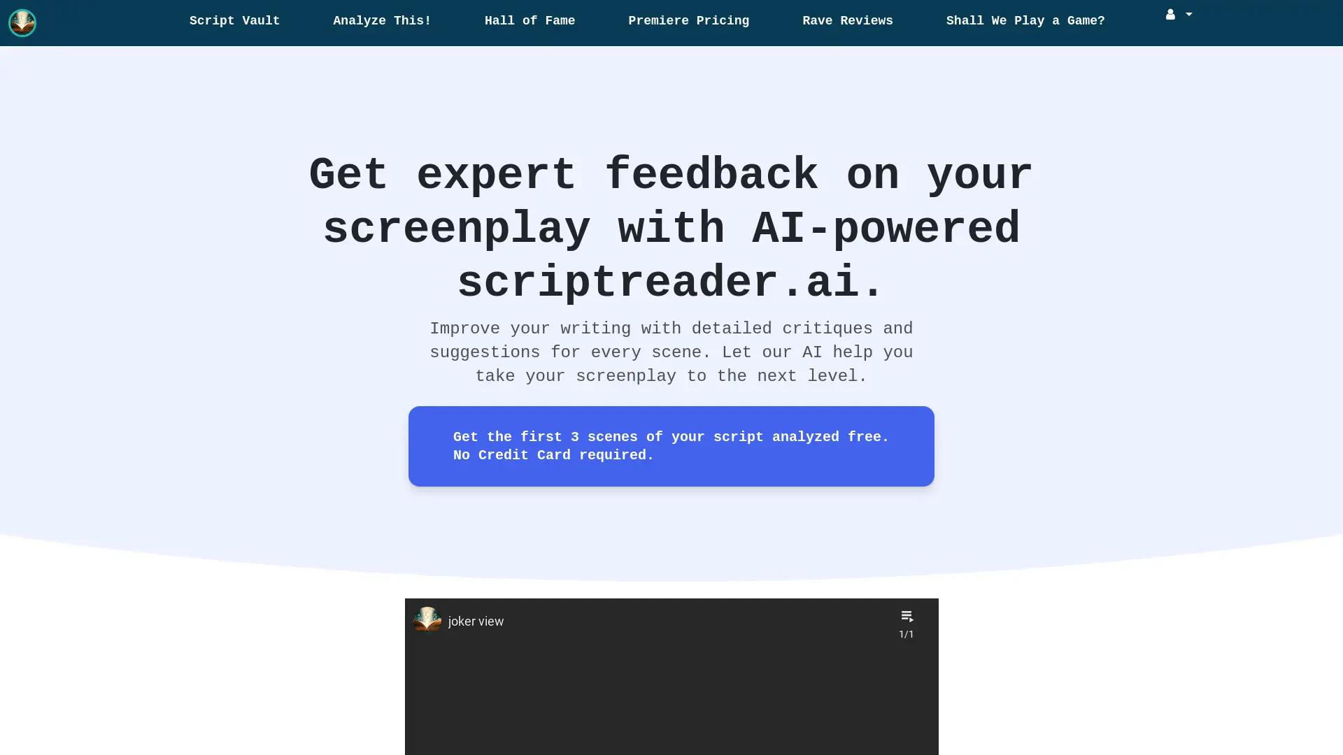 Script Reader AI screenshot