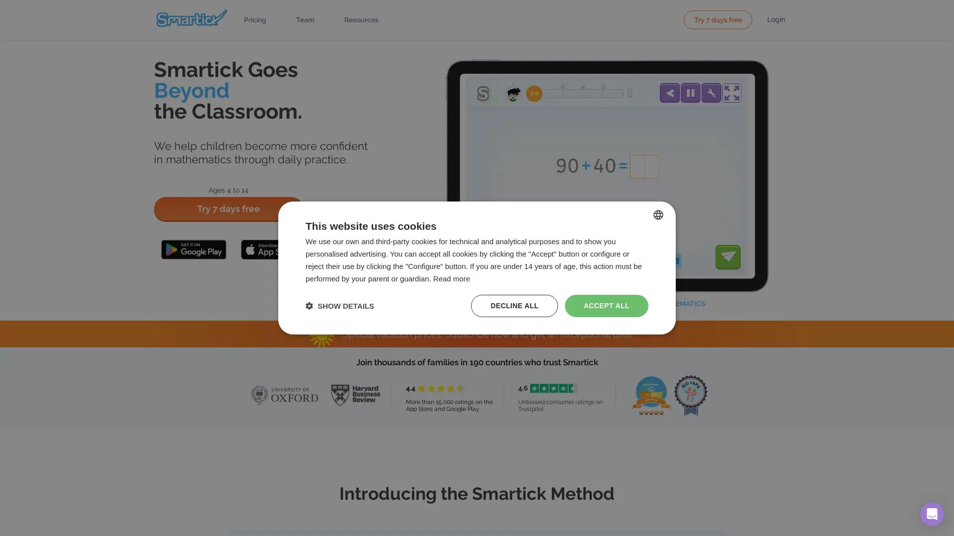 Smartick.Es screenshot