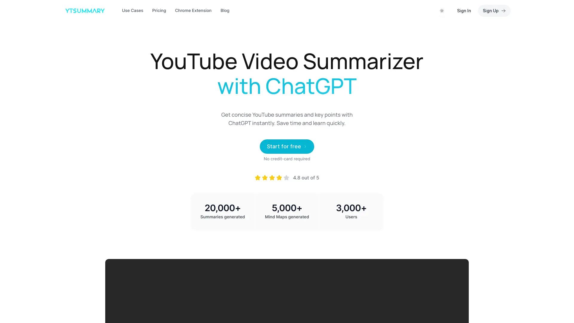 YTSummary screenshot