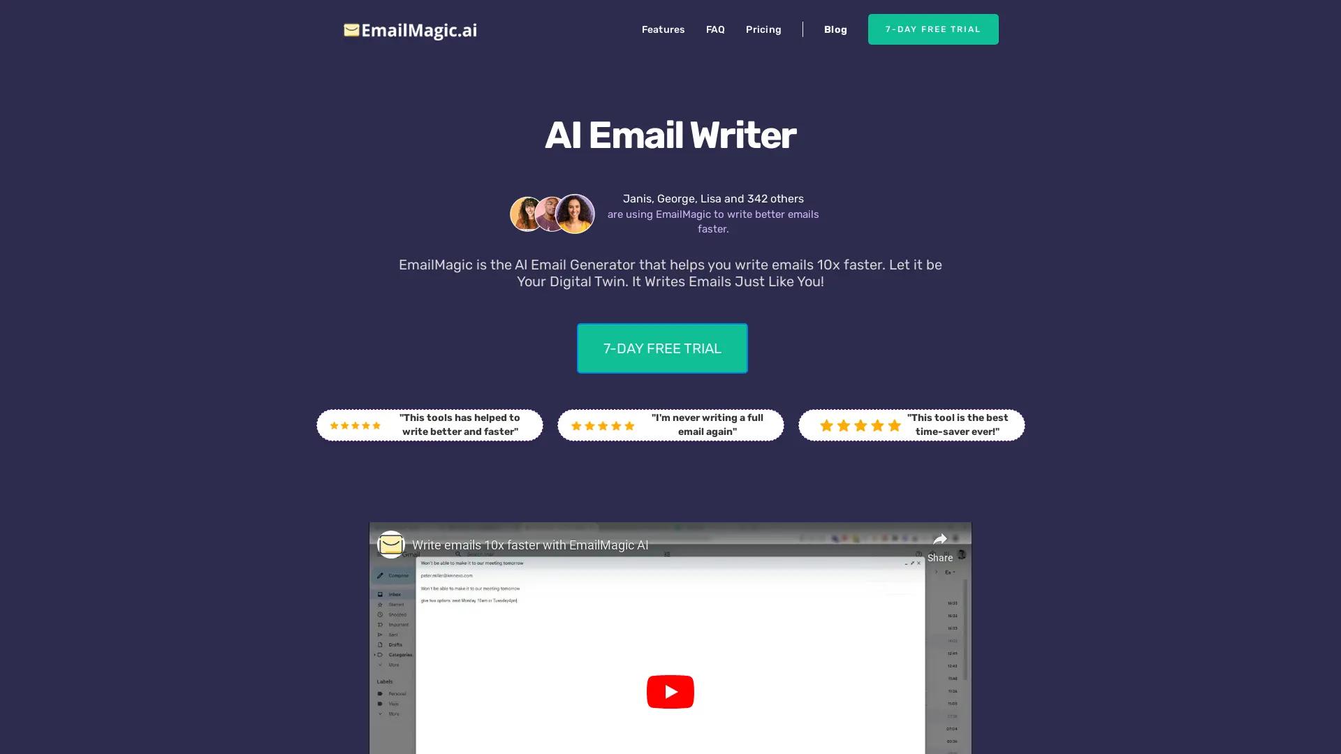 EmailMagic AI screenshot