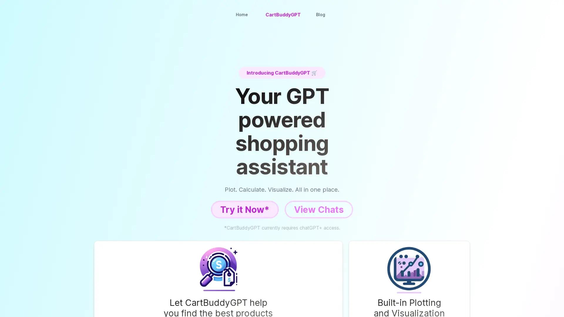 CartBuddyGPT screenshot