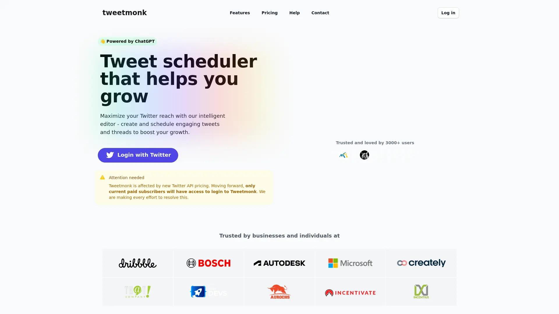Tweetmonk screenshot