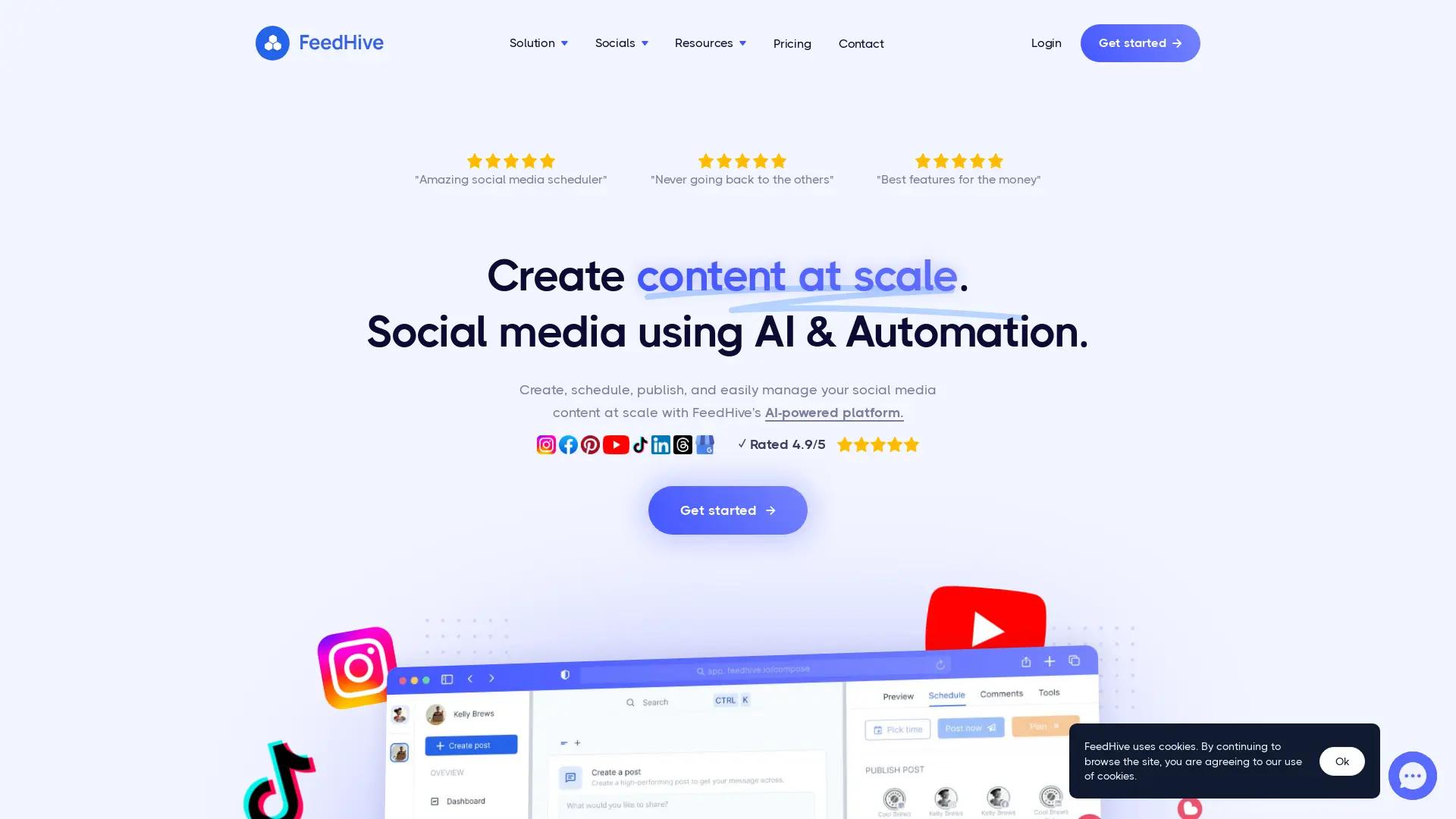 Feedhive.Io screenshot
