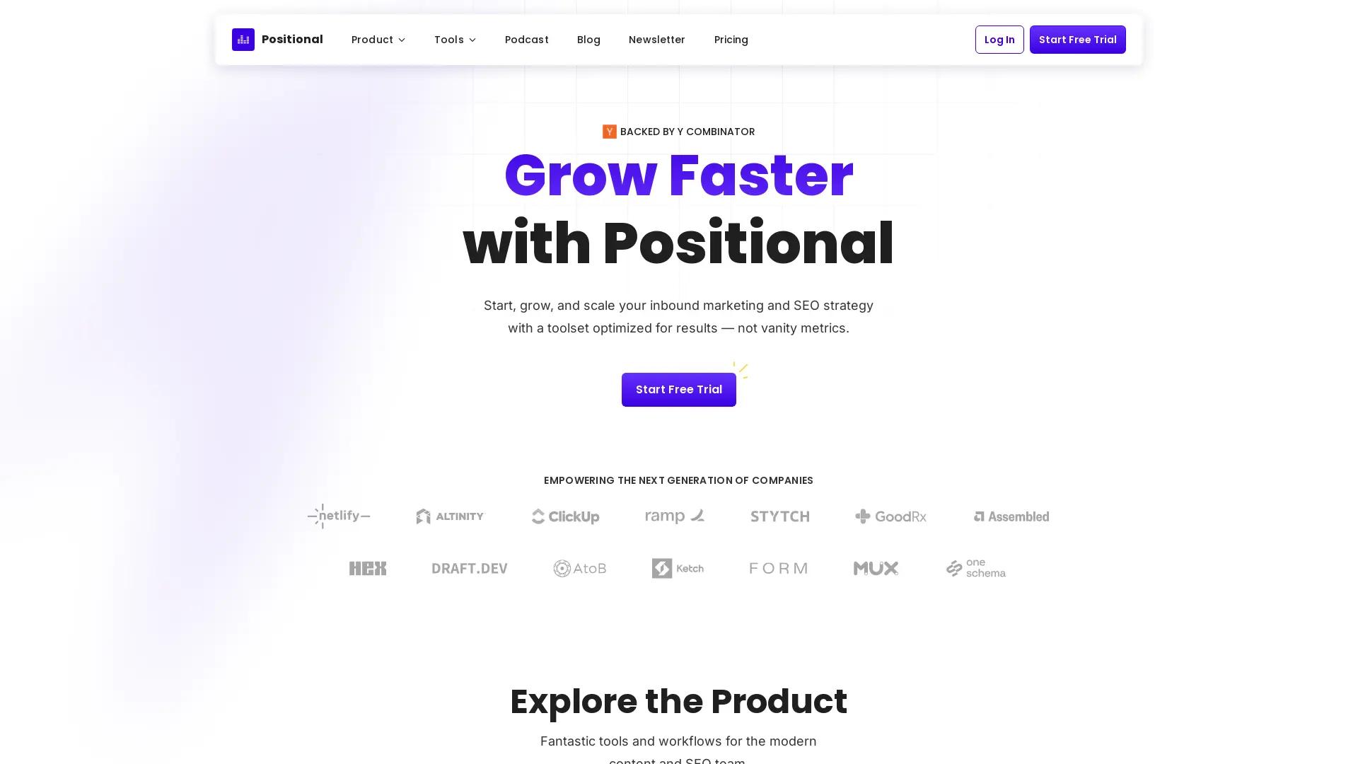 Positional screenshot