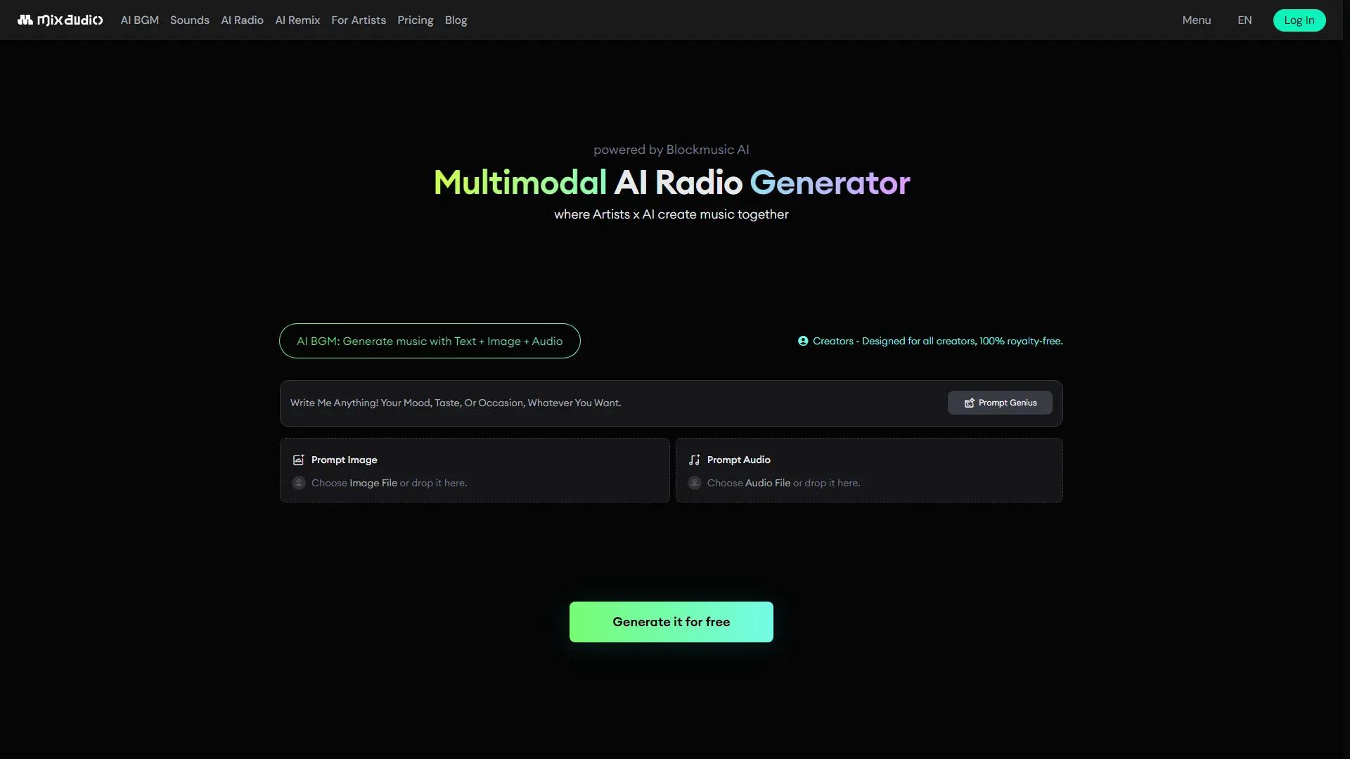 MixAudio screenshot