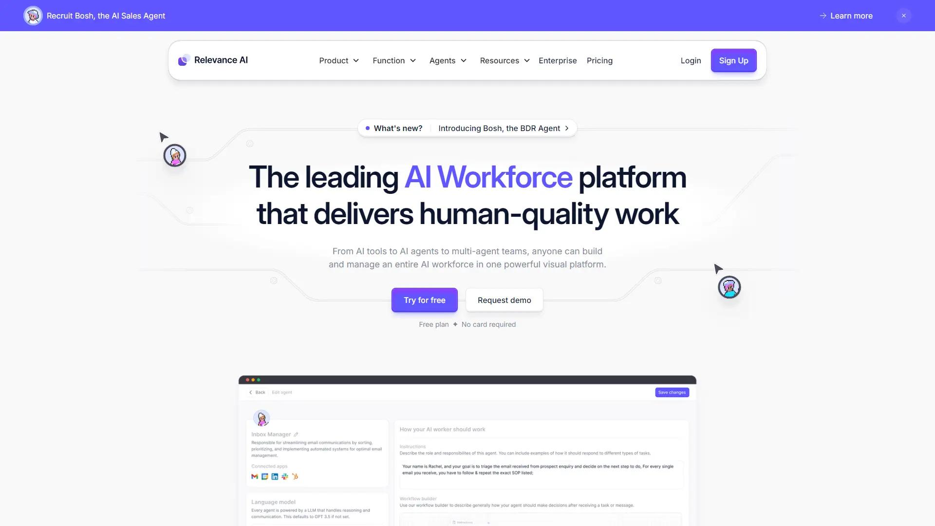 Relevance AI screenshot