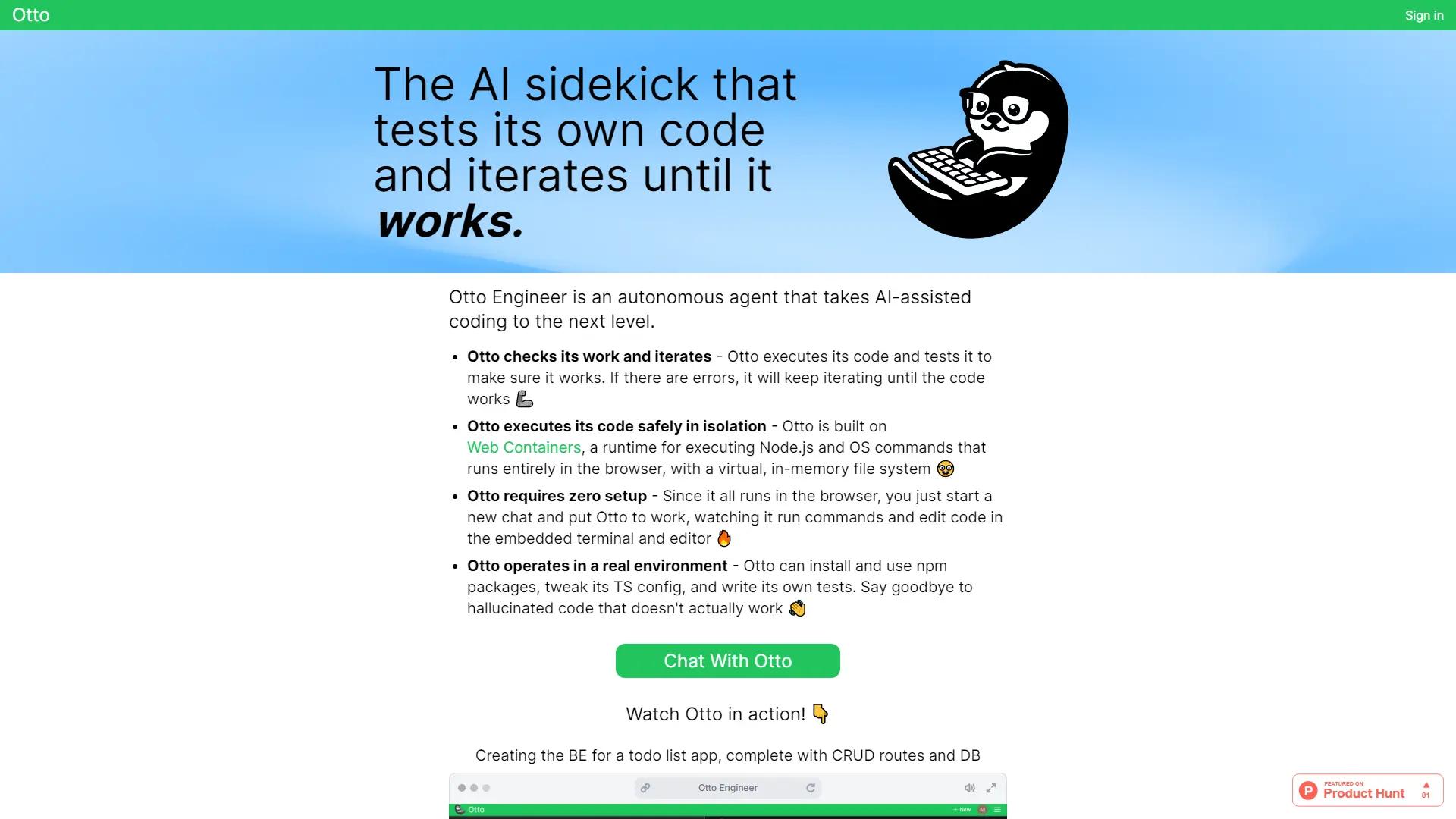 Otto Engineer screenshot