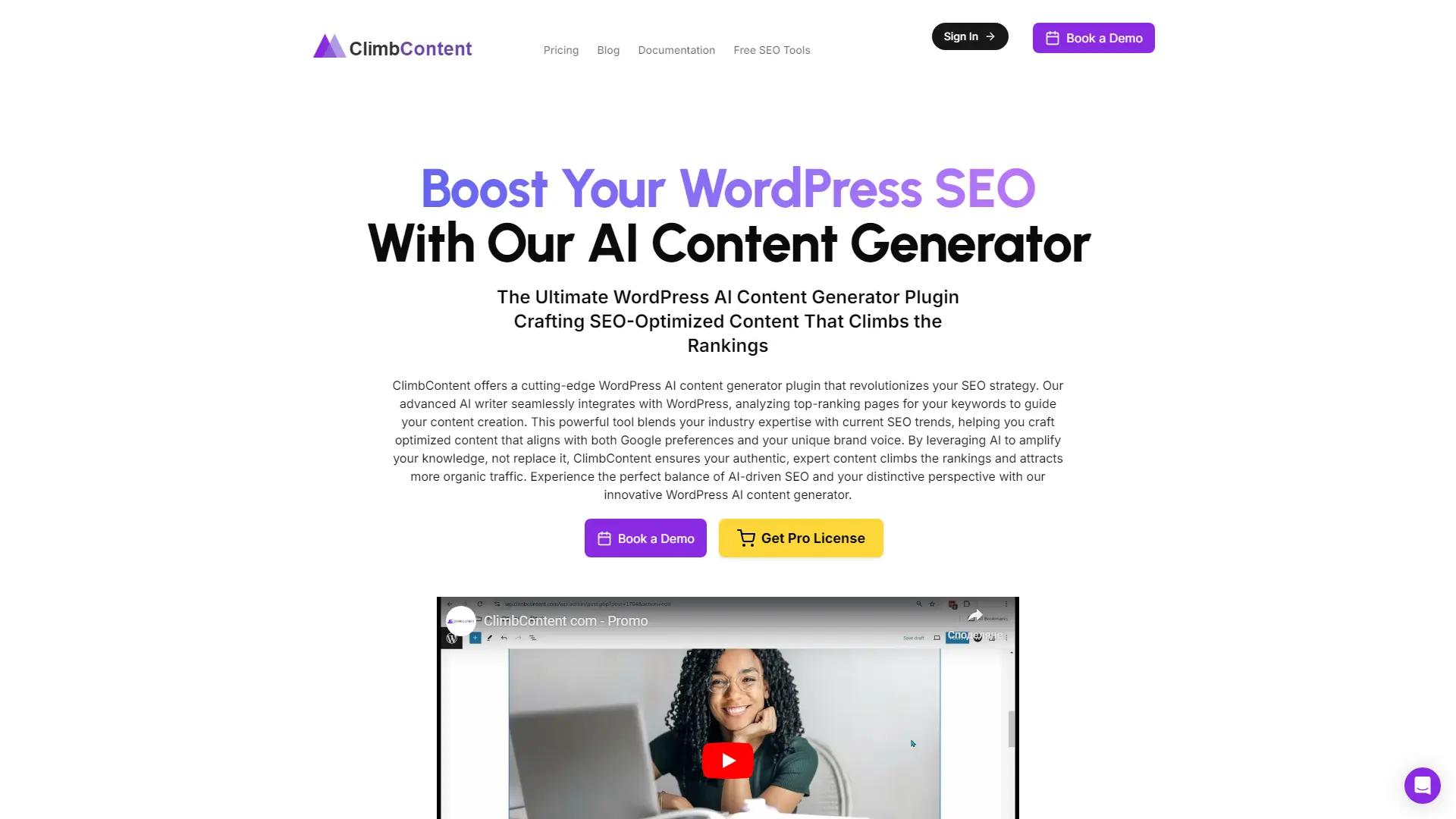 ClimbContent screenshot