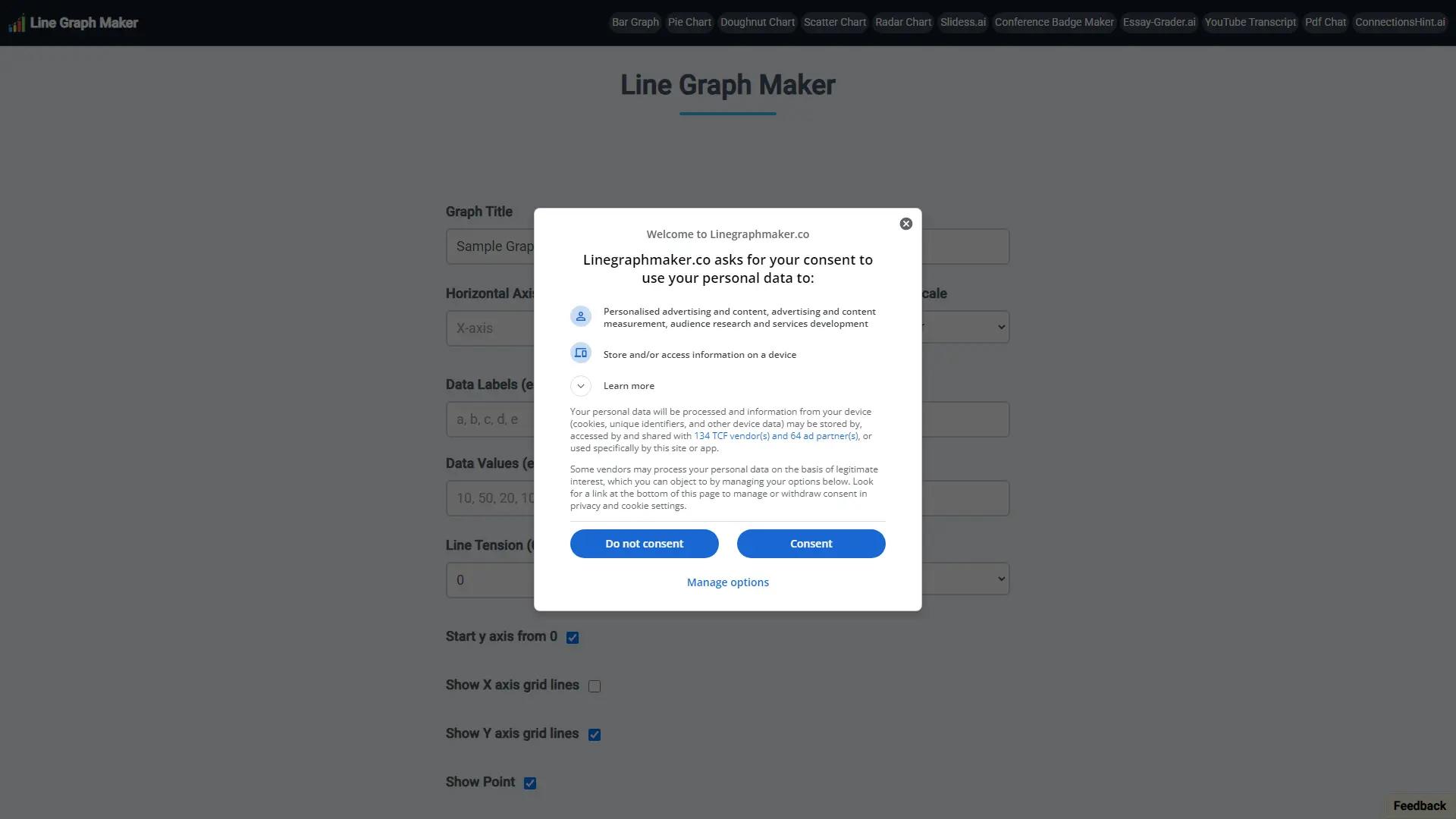 Line Graph Maker screenshot