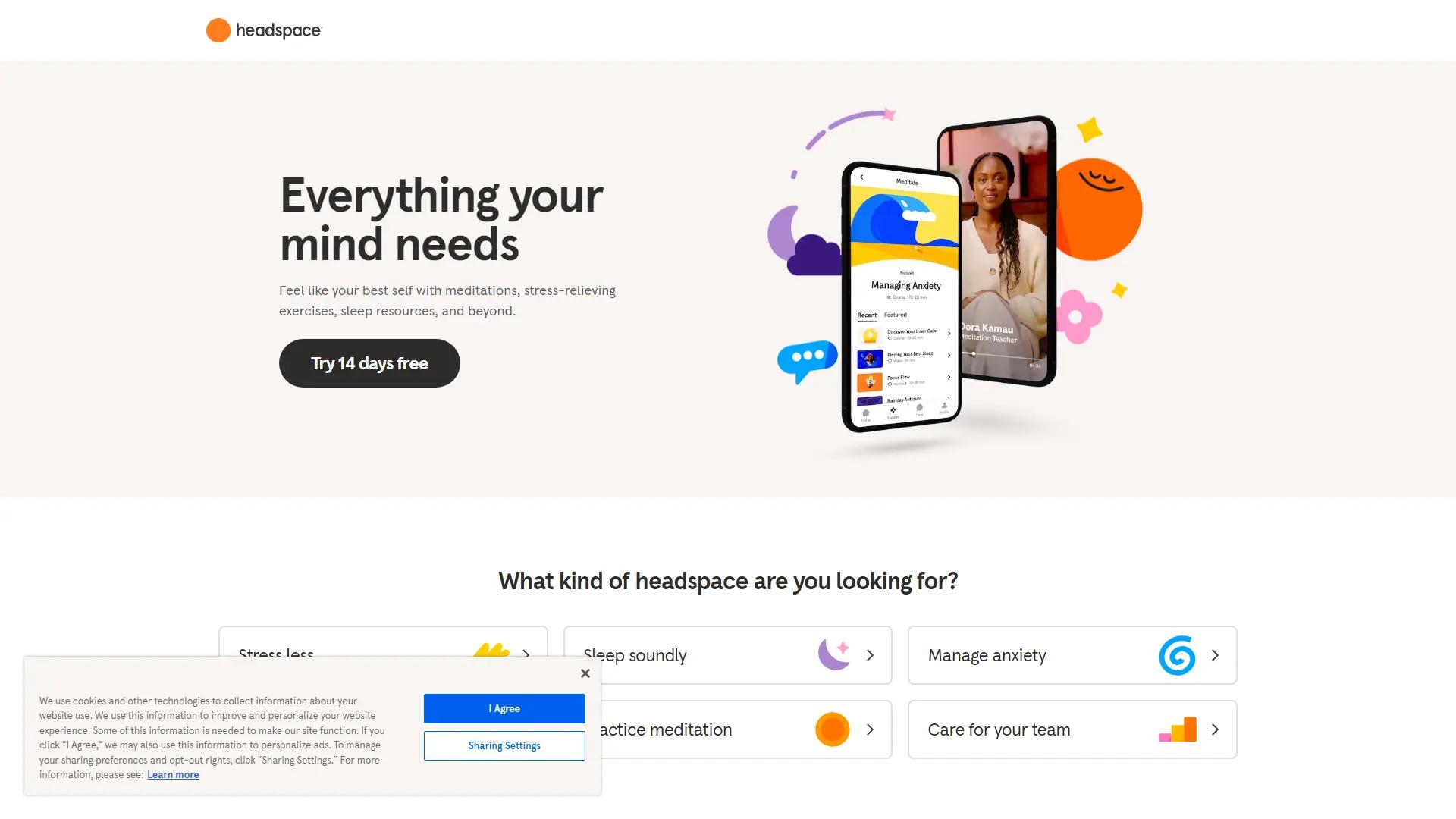 Headspace screenshot