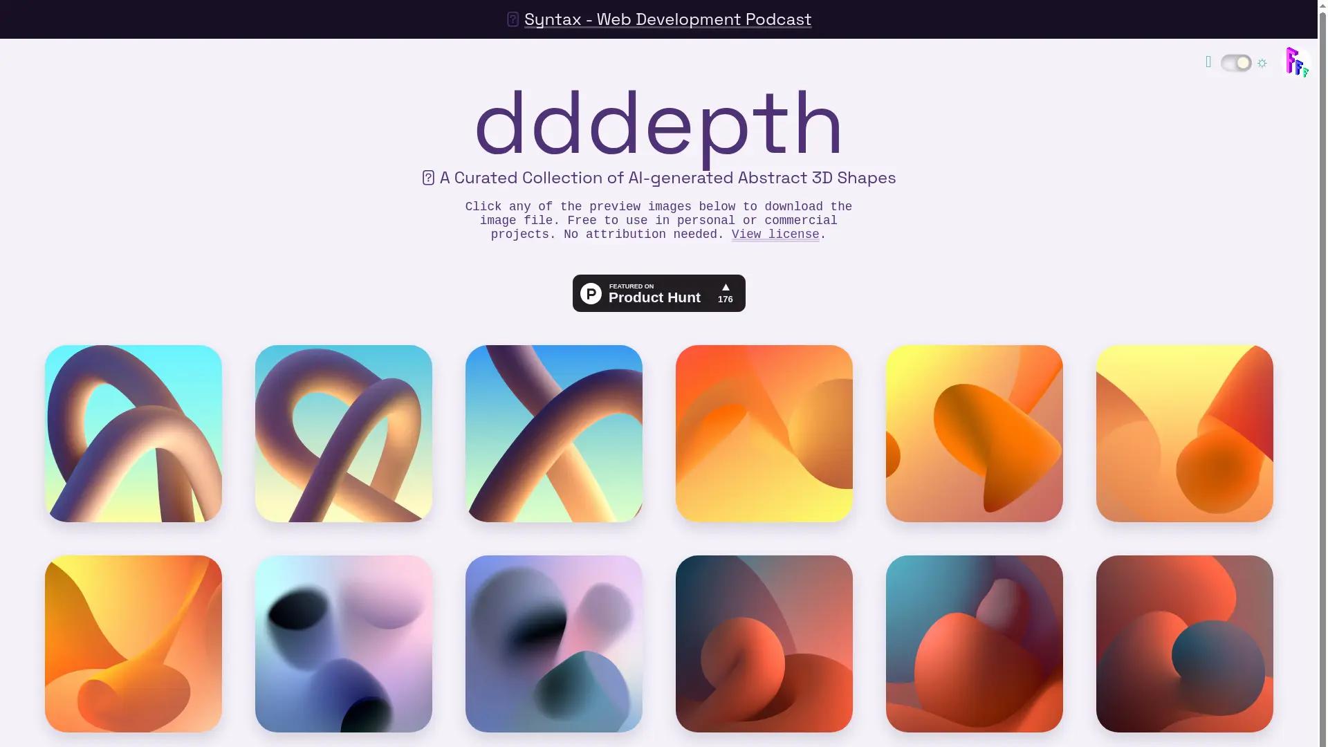 dddepth screenshot