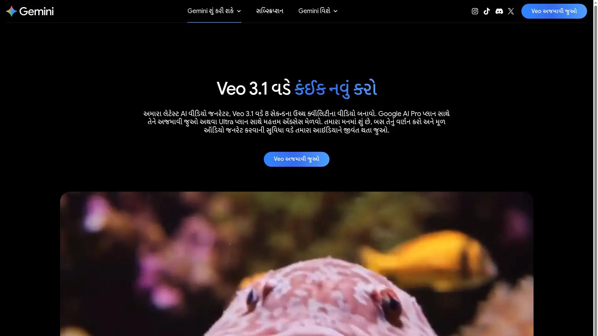 Gemini AI Video Generator screenshot