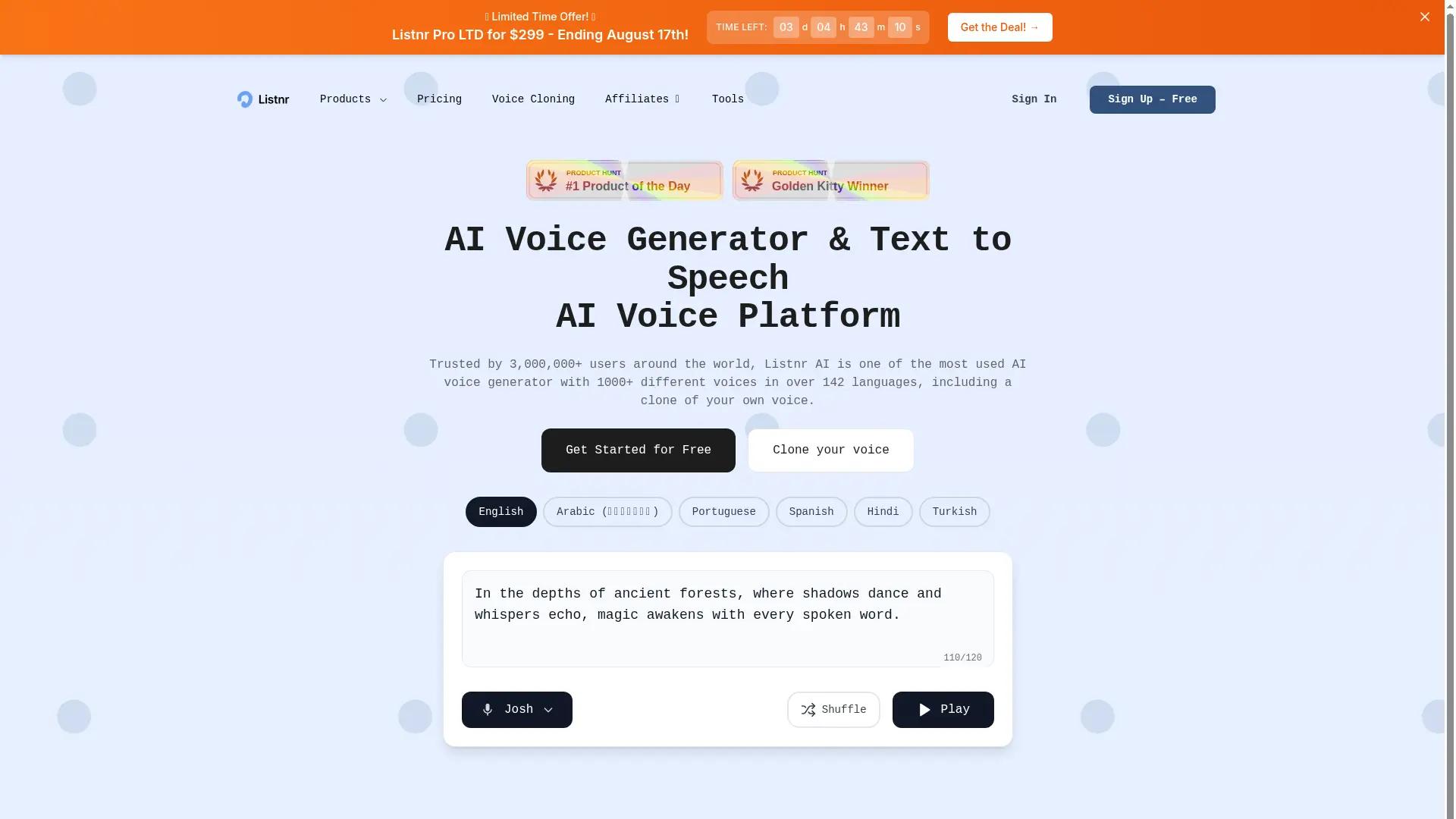 Listnr AI screenshot