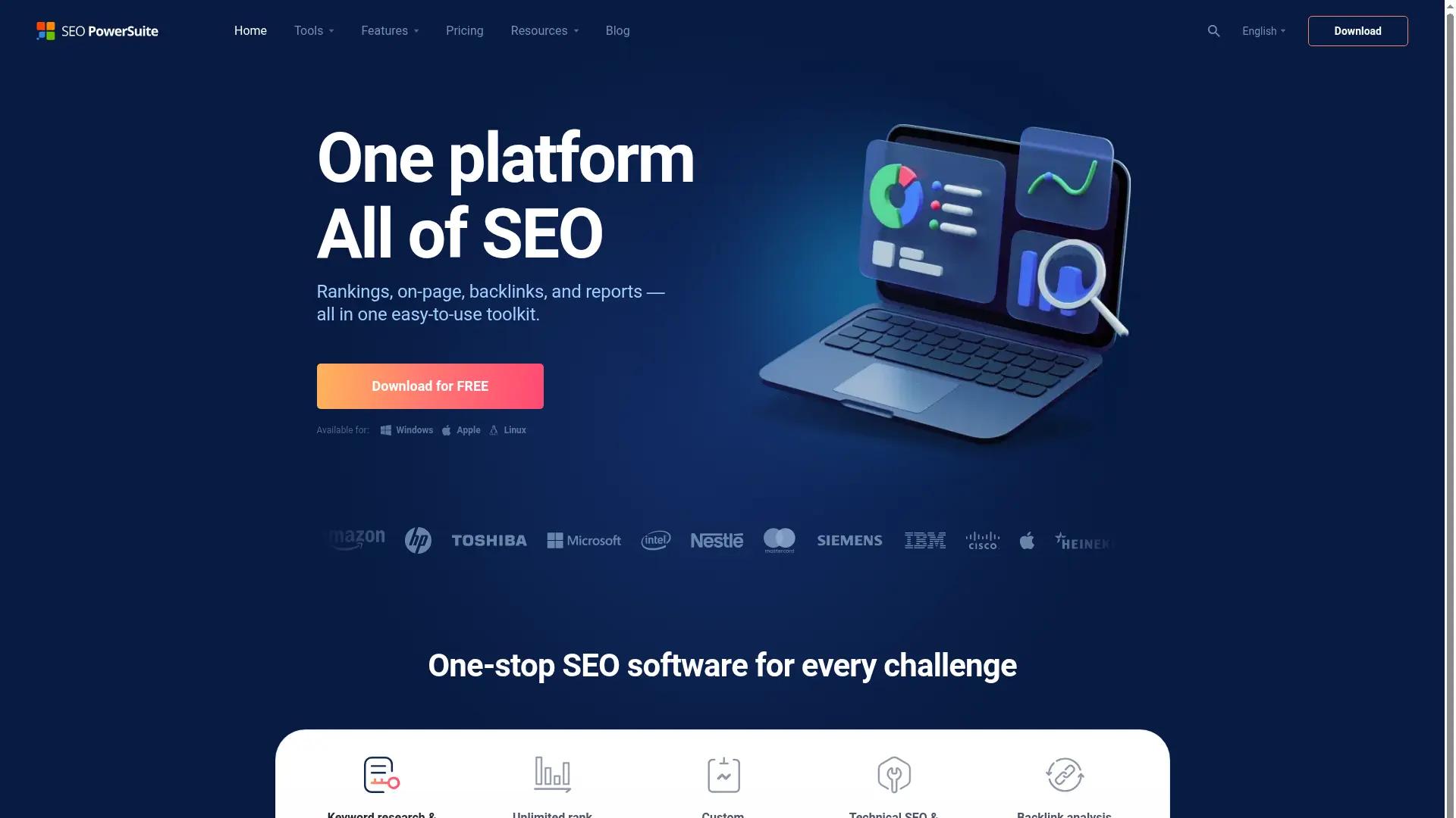 SEO PowerSuite screenshot