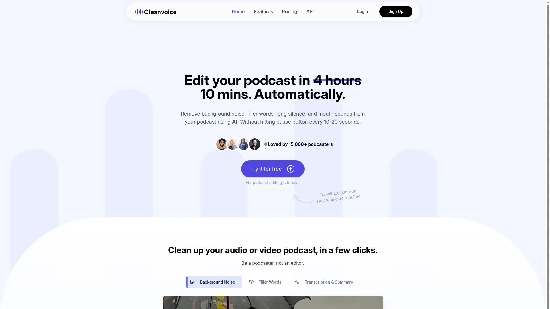 Cleanvoice AI screenshot